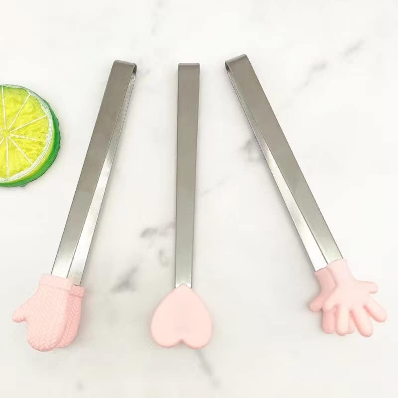 Mini Dessert Tongs, Tong Clips for BBQ, Salad, Candy, Mini Tongs -Pack of 3 Mini Dessert Tongs, Tong Clips for BBQ, Salad, Candy, Mini Tongs -Pack of 3
